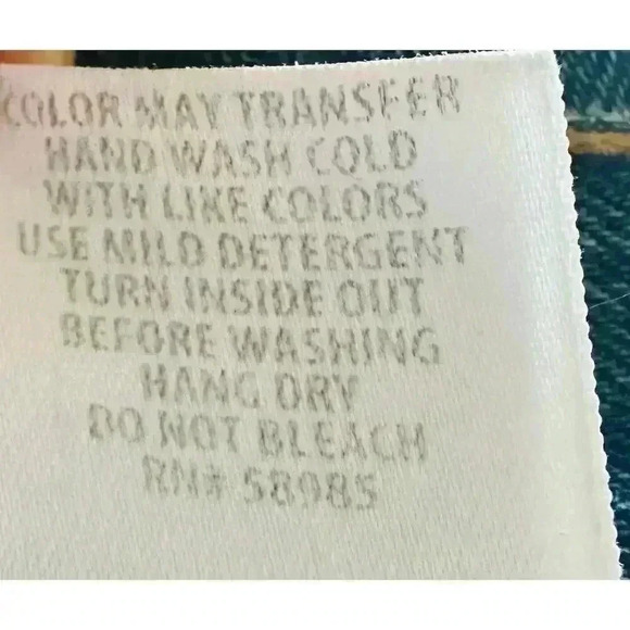 Carmar - Medium Wash Distressed Zip-Up Denim "Beatrice" Miniskirt Sz 28 - Picture 6 of 6